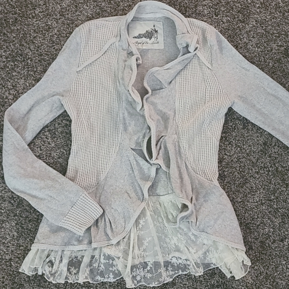 Anthropologie Angel of the North Knit Cardigan, Large